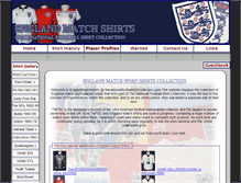 Tablet Screenshot of englandmatchshirts.com